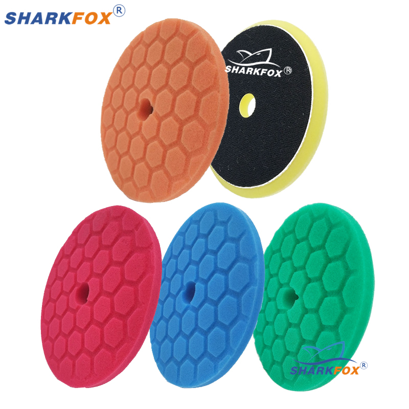 Polish Pad Set Buffer - Sharkfox 5 Stück/Set 5 Zoll (125