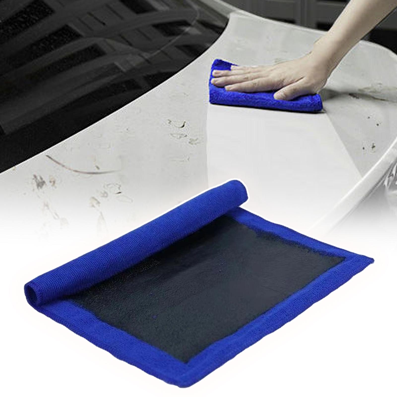 Clay Bar Lubricant - Auto-Detailing Reinigungstuch: Feiner Synthetik-Clay-Waschlappen zur Lackentgiftung,