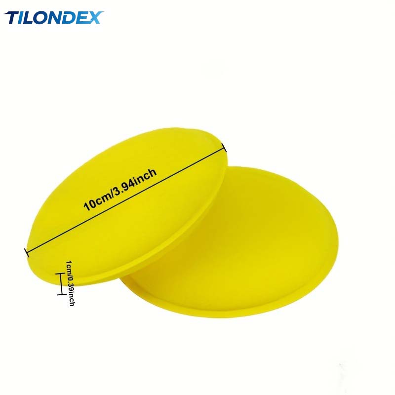 Wax Applicator Pad - 1/5 Stück 10cm Runder Auto-Wachs-Applikator Schwamm