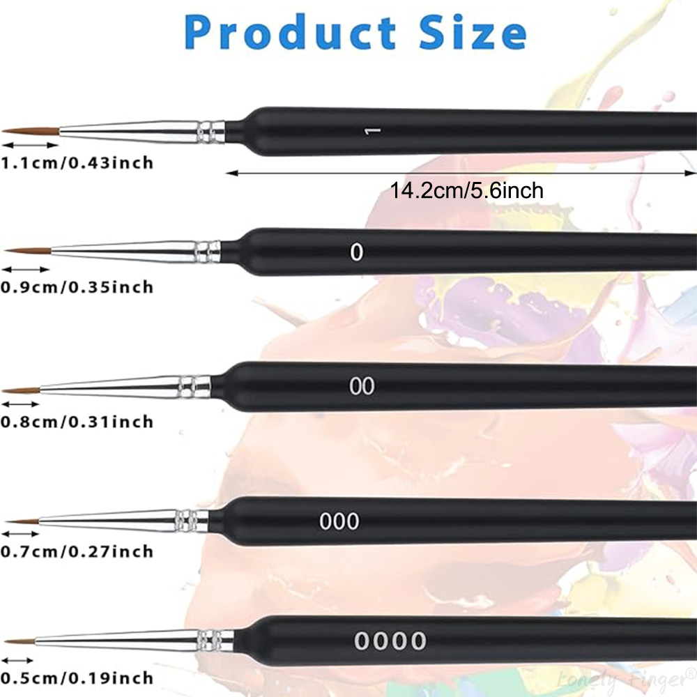 5/11-teiliges Pinselset, Künst – Detailing Brush Set Bewertung und Preis